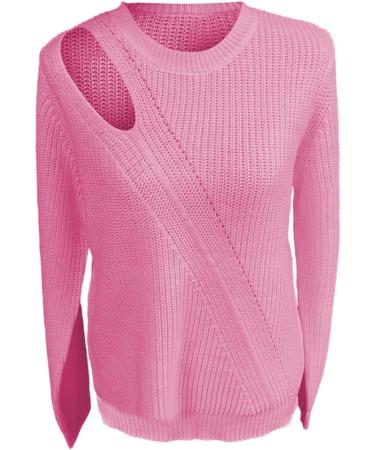 Shop 2023 Women's Off-Shoulder Long Sleeve Sweater | Stylish Knit Cardigan in Olive & Pink - Plus Size XXL Available - Buy Online on GoSupps.com