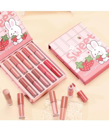 Volumising Lip Gloss - Moisturising Lip Balm 10 Pieces | Matte Finish Water Resistant Non Sticky - Ideal for Wedding Daily Use Teens and Women - Buy Online on GoSupps.com