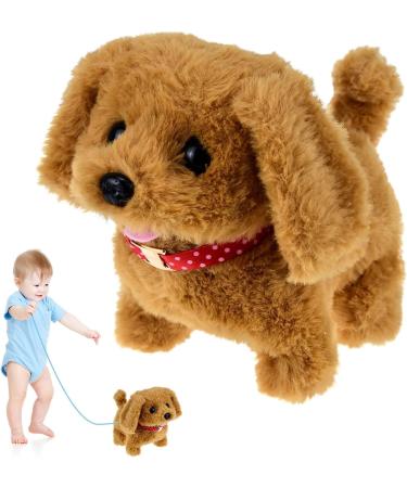 Toy Dogs for 1-6 Year Old Boys Girls Walking Dog Toys for Kid Age 2 3 4 5 Electronic Interactive Walking Barking Dog Toys Gifts for 1-3 Year Old Boys Girls Birthday Gift Present 2 3 4 5 Years Old Gd