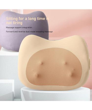 Back Pillow Massager - Love Massage Pillow for Lumbar Support at Home - Yellow Elastic Waist Pillow for Bed & Seat - Buy Online on GoSupps.com