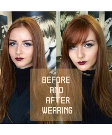 Bangs Hair Clip Black Brown Hair Bangs Clip in Sweeping Side Fringe Fake False Bang Extensions Natural Synthetic Hairpiece Hair Piece Bangs Clip in Hair(Color:3) - Buy Online on GoSupps.com