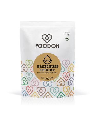 Buy Organic Roasted Chopped Hazelnuts 1kg | No Additives | Plastic-Free Packaging - International Shipping Available - Buy Online on GoSupps.com