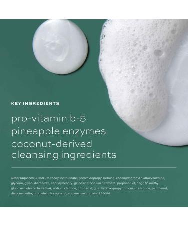 ITK 2-in-1 Milk-To-Foam Face Wash & Makeup Remover - Pro Vitamin B5 Pineapple & Coconut Enzymes for Clean Moisturized Skin - Shop Internationally - Buy Online on GoSupps.com