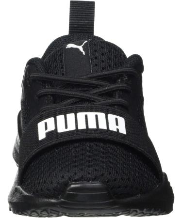 PUMA Boy's Unisex Kids Wired Run Ac Inf Sneaker - Child 4.5 UK - Puma Black/White - Buy Online on GoSupps.com