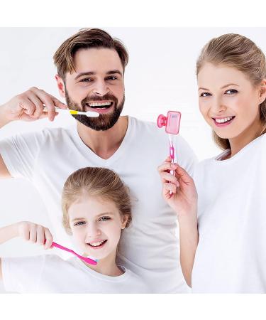 4 Pack Travel Toothbrush Head Covers - Protective Caps for Household & Travel - Fits Most Manual and Electric Toothbrushes - Yellow Orange Pink Gray - Buy Online on GoSupps.com