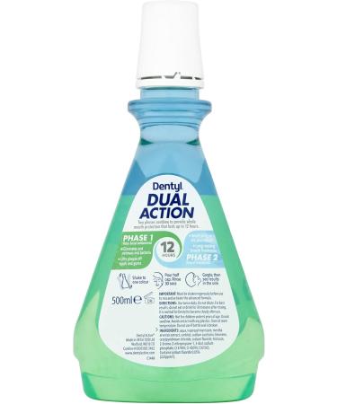 Smooth Mint Mouthwash 500ml by Dentyl Ph - Refreshing Oral Care for Fresh Breath | International Shipping Available - Buy Online on GoSupps.com