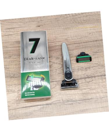 Professional Men's Razor Set - Metal Short Handle Double-Edged Razor for Precision Shaving | International Shipping Available - Buy Online on GoSupps.com