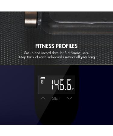 Tenergy Vitalis High Precision Body Fat Scale - Smart Bluetooth BMI Scale with Large Display, Max 400 LBS, Compatible with iOS/Android - Buy Online on GoSupps.com