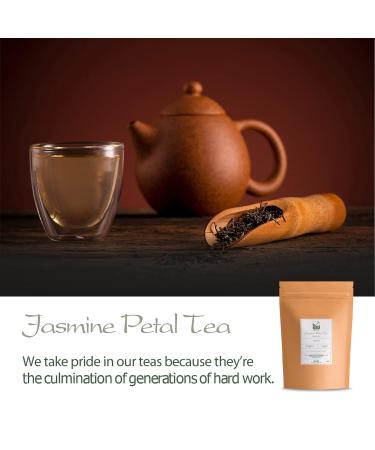 Organic Jasmine Tea with Buds - 75g | Authentic Jinghua Zhejiang Green Tea | Premium Jasmine Blossoms for a Refreshing Experience - Buy Online on GoSupps.com
