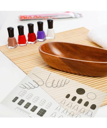 Lurrose Nail Art Stamping Mats Silicone Nail Training Mat Trainer Sheet for Application Practice As Shown - Buy Online on GoSupps.com