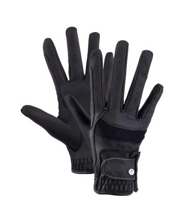 Elt riding glove magnetiz l black