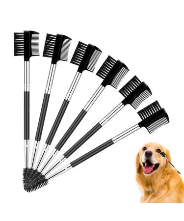 6 Pcs Dog Tear Comb Tear Stain Remover Comb Double-Head Dog Eye Brush Dog Eye Cleaning Comb Dog Eye Comb Brush Pets Grooming Comb Double-Sided for Dogs Cats (Black) Black 6 Pcs - Buy Online on GoSupps.com