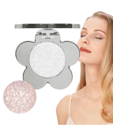 Eye Shadow | Travel Eyeshadow Palette Eyeshadow Makeup Highlighter Matte Flower Shape Eye Shadow Long Lasting Wear Glitter Primer Palette 202