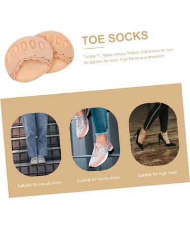 Buy 3 Pairs Lace Five Toe Socks | Toe Spacers & Alignment | Women's Yoga & Stretching Socks - Buy Online on GoSupps.com