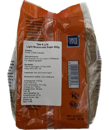 Tate & Lyle FT Light Muscovado Sugar 500g - Premium Sweetener for Baking & Cooking | Buy Online Internationally - Buy Online on GoSupps.com