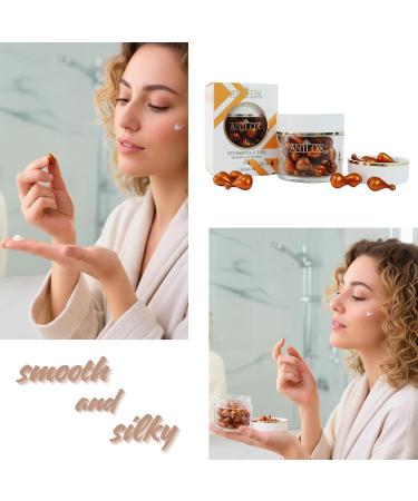 XXL Lashes Antiwrinkle facial pearls vitamin C concentrate for face and eyes revitalizing skin serum for supple and soft skin - Buy Online on GoSupps.com