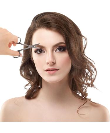 Beaupretty Nose Hair & Eyebrow Scissors Set - 2 PC Stainless Steel Safety Scissors for Precision Trimming - Buy Online on GoSupps.com