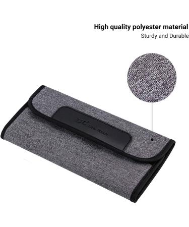 4-Pocket Lens Filter Case for Filters up to 82mm | Foldout Filter Pouch with Microfiber Cloth | Photography Filter Holder Bag - Buy Online on GoSupps.com