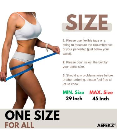 Si Belt for Women & Men - Best Pelvic Support Belt for Sciatica Lower Back Pain & Postpartum Relief | Adjustable Anti-slip Breathable Design - Buy Online on GoSupps.com