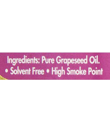 Sadaf Grapeseed Oil - 33.8 Fl Oz - High Smoking Point - Ideal for Cooking, Seasoning, Skincare & Haircare - Product of Italy - Buy Online on GoSupps.com