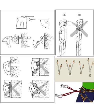 AOKWIT 25KN Anchor Hooks Set - Heavy Duty Climbing Hangers and Bolt for Safe Rock Climbing - 1 Pack - Buy Online on GoSupps.com