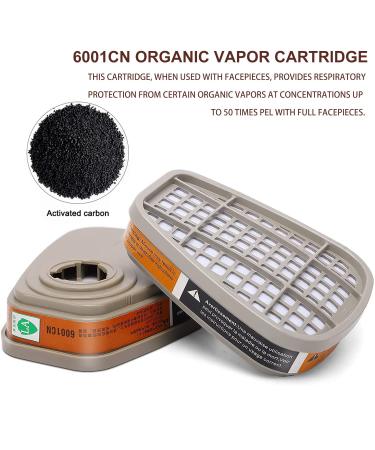 Full Face Respir tor Reusable Gas Cover Organic Vapor Mask and Anti-fog dust-proof Face Cover Full Face Cover Protection for for painting mechanical polishing logging welding and other work protection - Buy Online on GoSupps.com