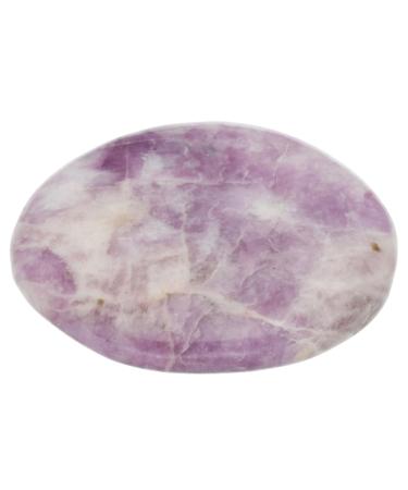 Lepidolite disc stone | Palm stone | High-quality gemstone Lebensquelle Plus
