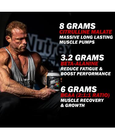 Nutrex Outlift Pre Workout Powder - Clinically Dosed with Creatine, Citrulline, BCAA, Beta Alanine, Caffeine for Energy, Power, and Pump | Gummy Bear Flavor - 30 Servings - Buy Online on GoSupps.com