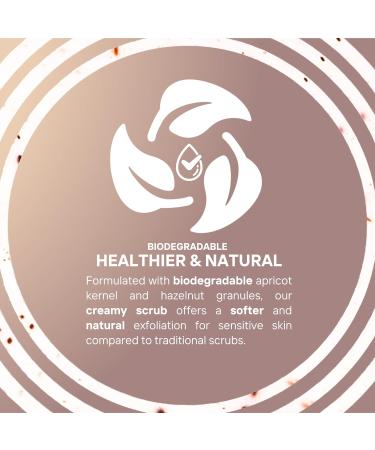 Warm Vanilla & Amber Body Scrub - Soft Peeling with Almond Oil & Vitamin E | 16.9 fl. oz - International Shipping Available - Buy Online on GoSupps.com