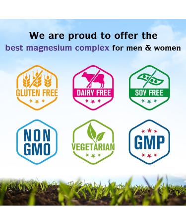 Innate Vitality Magnesium Complex 6-in-1 1160mg Per Serving Rest & Digestion Magnesium Glycinate & Citrate High Absorption 120 Vegan Capsules 120 Count (Pack of 1) - Buy Online on GoSupps.com