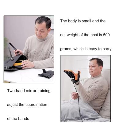 Hand Rehabilitation Robot Gloves Finger Training Stroke Hand Splint Finger Orthotics With Single Finger Training And Mirror Mode for Long-Term Relief(Size:L code Color:right hand) L code right hand - Buy Online on GoSupps.com