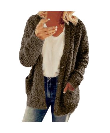 Hanxiulin plush jacket oversize warm lined fleecemantel sweatshirt women long -sleeved stand -up collar upperwear step jacket warm outdoor casual fashion plush jacket winter jacket C 3XL