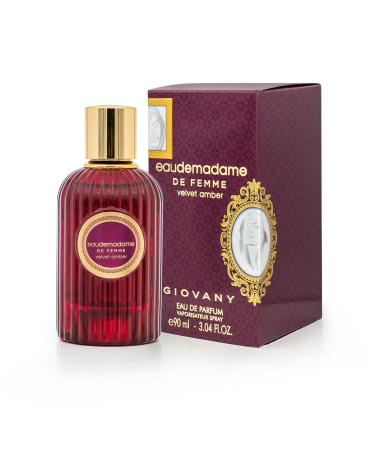 Fragrance World - Eau De Madame D Femme Velvet Amber Edp100ml Perfumes for Women | Amber Vanilla Fragrance for Women Exclusive I Luxury Niche Perfume Made in UAE - Buy Online on GoSupps.com