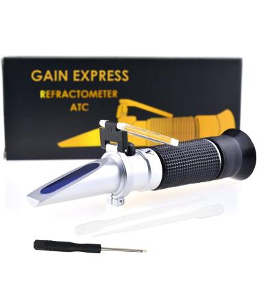 0-28% Salinity Refractometer ATC  Sodium Chloride (NaCl) Salt Level Meter Tester  Test Kit for Sea Water Brine Seawater Food Industry Pickle Soy Sauce  0.2% Accuracy - Buy Online on GoSupps.com