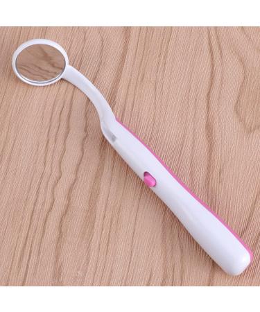 Heallily Dental Mouth Mirror with Light | LED Oral Inspection Tool for Dentist & Home Use - Purple Violet - Buy Online on GoSupps.com
