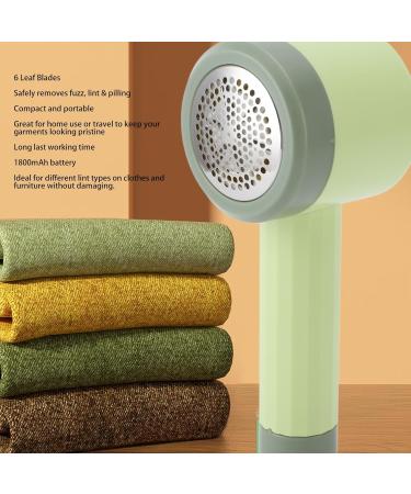 Rechargeable Electric Lint Remover - 6 Leaf Blades 1800mAh Battery for Sweaters Clothing & Furniture | Enhance Fabric Appearance - Stylebest3bacgiken5 - Buy Online on GoSupps.com