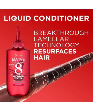  L'Oreal Paris L'Or al Paris Elvive Wonder Water Lamellar Balm for Coloured Hair Instant Shine Liquid Treatment 200 ml (1 Piece) - Buy Online on GoSupps.com