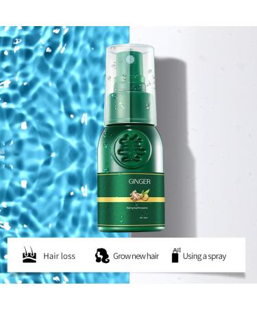 Ginger Anti-Hair Loss Treatment Spray - 30ml Hair Growth Spray for Thinning Hair & Hair Care Essence - Buy Online on GoSupps.com