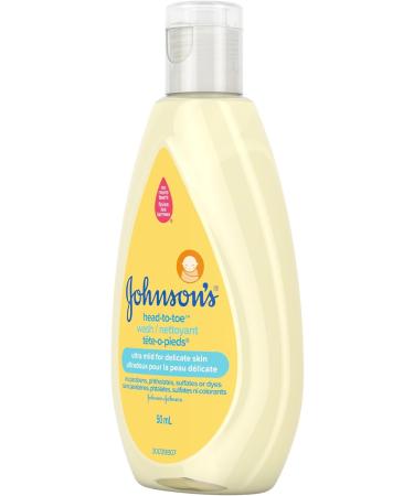 Johnson's Baby wash and shampoo for baths head-to-toe travel size 50ml - Buy Online on GoSupps.com