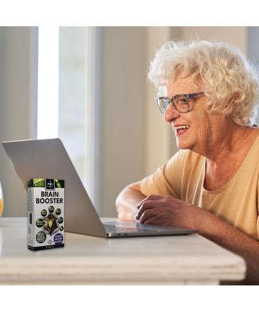 NutraKing Ginkgo Biloba High Strength Brain Booster Capsule (32 Day Supply) - Brain Supplement Complex for Focus Energy Memory & Mood with Bacopa Monnieri Choline & Vitamin B6 for Brain - Buy Online on GoSupps.com