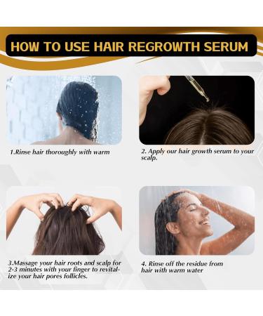 Trendyfave Ginseng Hair Growth Serum Hair Growth Oil Anti Hair Loss Essence Hair Oil for Dry Damaged Hair Nourishing Scalp Oil for Hair Growth Hair Serum for Hair Growth for Fast Hair Growth - Buy Online on GoSupps.com