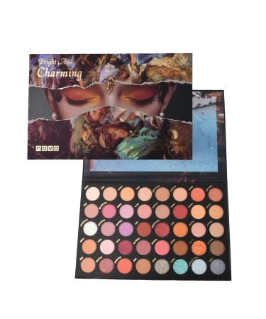 Jinlaili 40 Colors Eyeshadow Palette for Women, Long Lasting Waterproof Eyeshadow Palette Makeup, Eye Shadow Palette, Eyeshadow Palette Makeup (B)