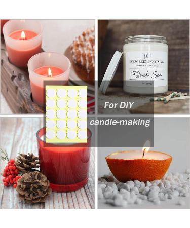 400Pcs Candle Wick Stickers - Heatproof Wax Adhesive for DIY Candle Making - Buy Online on GoSupps.com