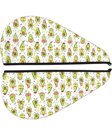 Quick-Dry Hair Towel Wrap | Avocado Music Design | Towel Turban for Effortless Hair Drying - Buy Online on GoSupps.com