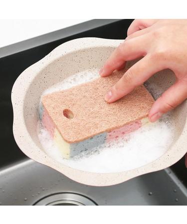 MCAORI 1/5Pack Kitchen Cleaning Sponges Double Sided Scouring Pad Wipe Dishwashing Sponges Cloth for Easy Dishwashing - Buy Online on GoSupps.com
