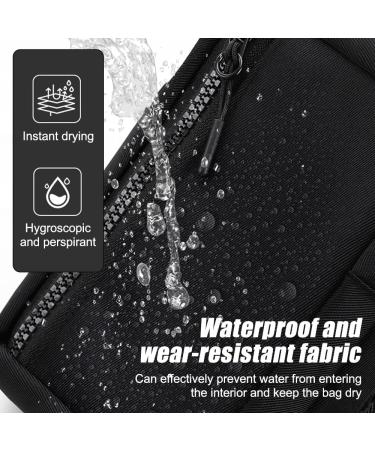 Dongker Sling Crossbody Bag - Waterproof Small Shoulder Bag for Men & Women | Adjustable Straps Perfect for Hiking Traveling Climbing - Black - Buy Online on GoSupps.com