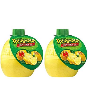 Realemon 100% Lemon Juice, 2.5 oz (Pack of 2)