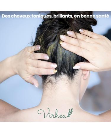  virhea Neutral Henna 500g (Colourless) Shiny and Strong Hair Anti-Lice and Anti-Dandruff Mask and Scrub for Body and Face 100% Natural - Buy Online on GoSupps.com