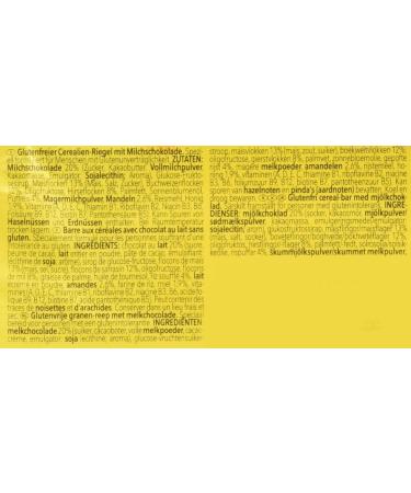 Buy Sch r Gluten-Free Cereal Bar 25g - Pack of 25 | Healthy Snack | International Shipping - Buy Online on GoSupps.com