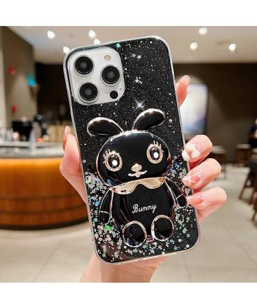 Buy Tivenfezk Nadoli Soft Silicone Glitter Rabbit Stand Case for Samsung Galaxy S20 - Transparent Protective Cover - Buy Online on GoSupps.com
